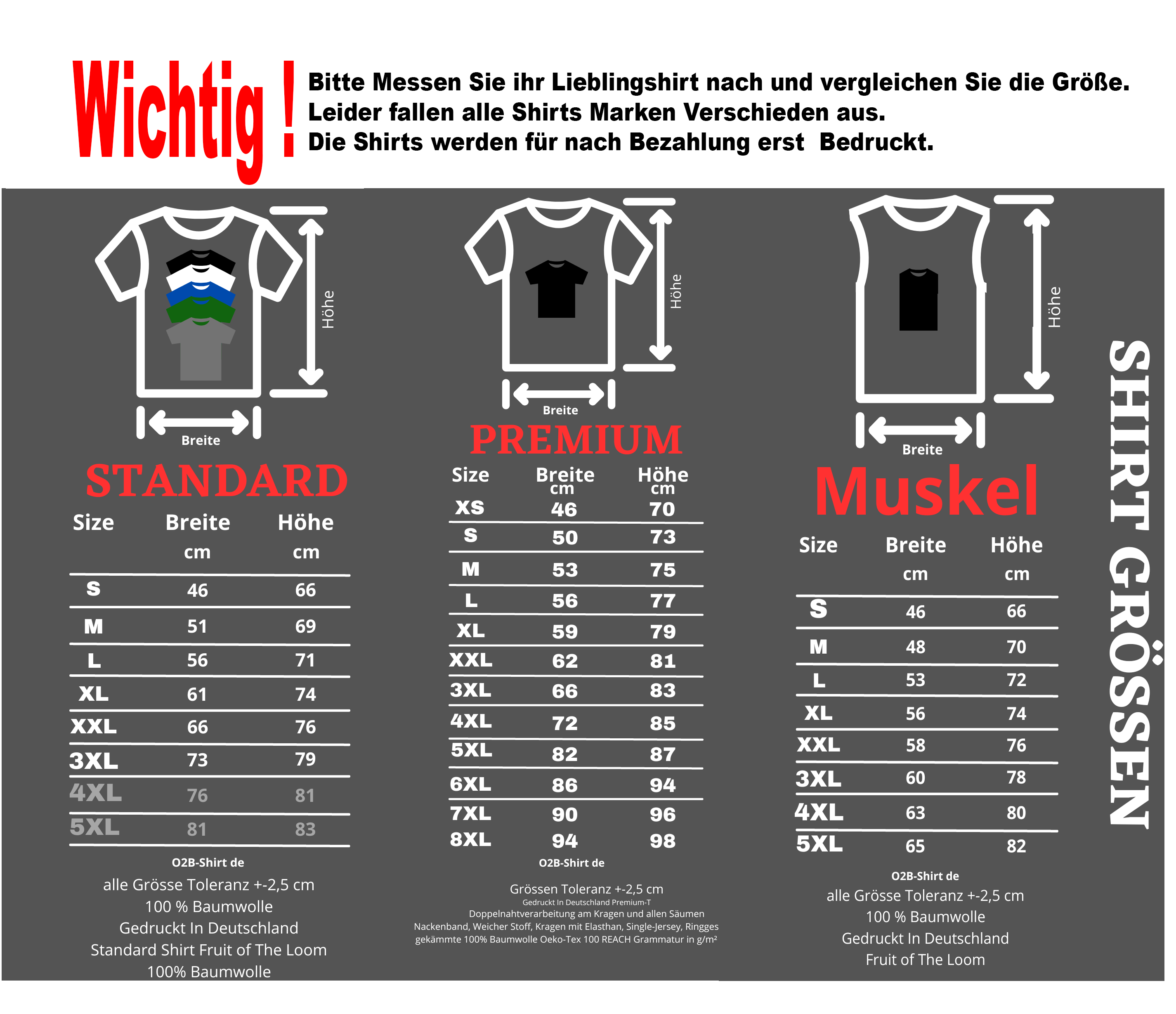 alle shirts